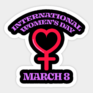 International Women's Day Sticker